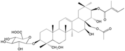 Structure de l'acide gymnémique I
