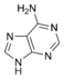 structure chimique de l'adenine